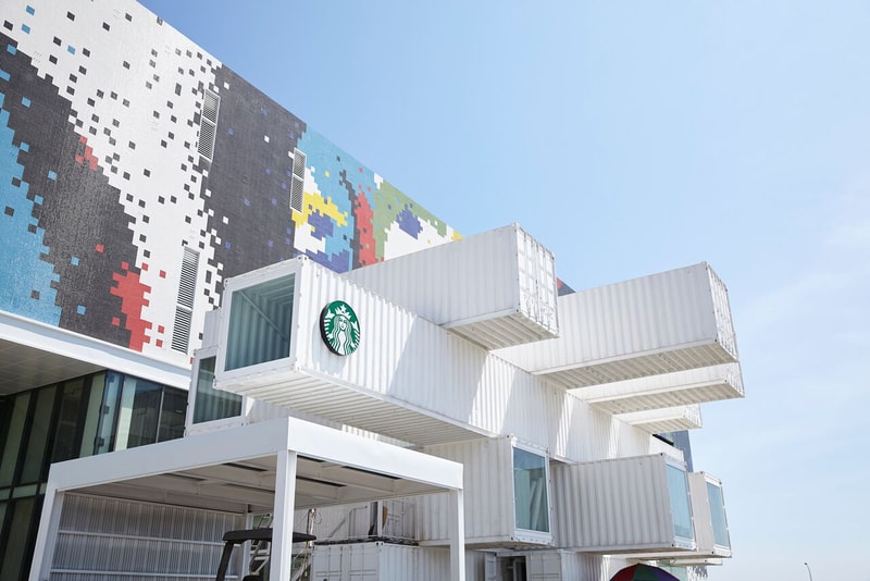 Starbucks Taiwan container Kengo Kuma Architecture Design Coffee Shop HYPEBEAST