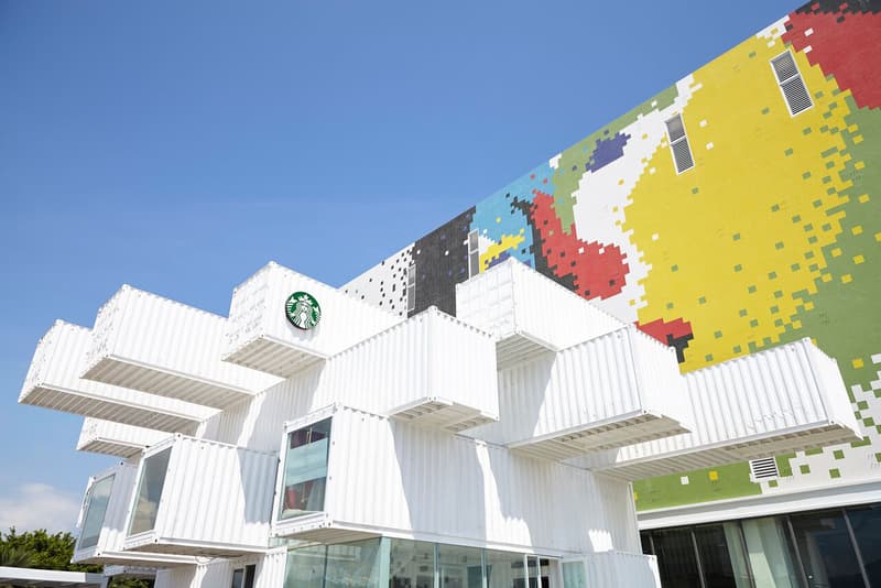 Starbucks Taiwan container Kengo Kuma Architecture Design Coffee Shop HYPEBEAST