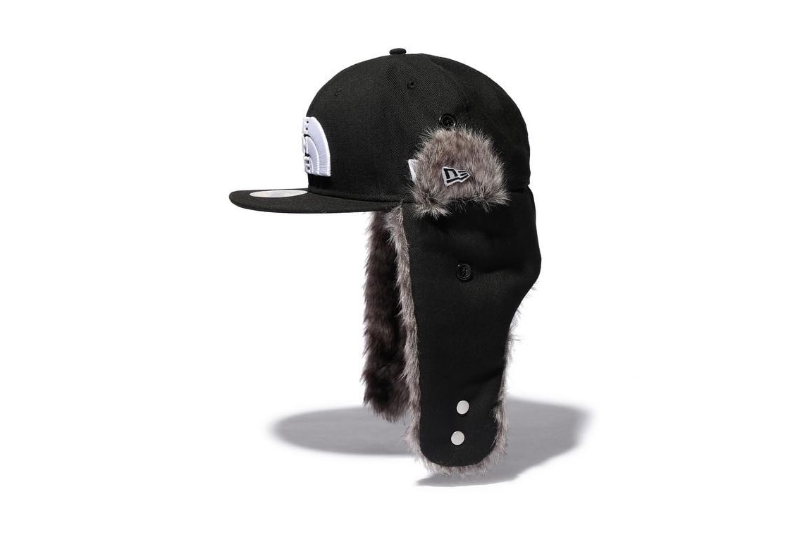 the north face new era hat cap collaboration trucker trapper fur 59 50 october 12 2018 release date drop info buy sell fall winter HYPEBEAST