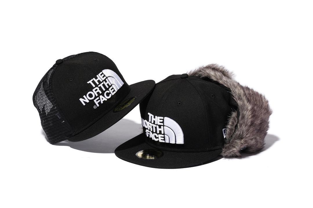 the north face new era hat cap collaboration trucker trapper fur 59 50 october 12 2018 release date drop info buy sell fall winter HYPEBEAST