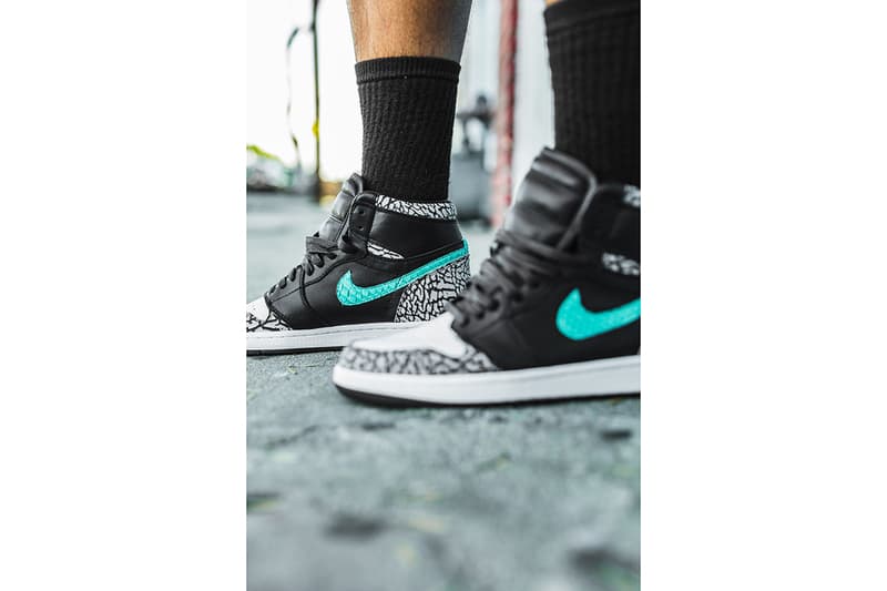 The Shoe Surgeon が スニーカー史に残る名作をブレンドした Air Jordan 1 “atmos” を発表 エア ジョーダン 1 エア マックス 1 アトモス エレファント柄 シューサージョン ハイプビースト HYPEBEAST