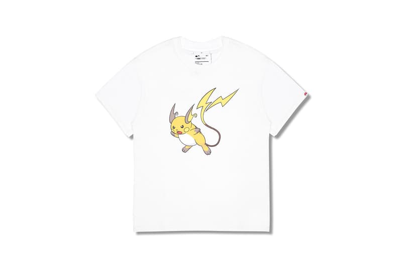 POKÉMON x fragment design for HYPEFEST Hoodie Tee Parka T shirts pikachu raichu HYPEBEAST