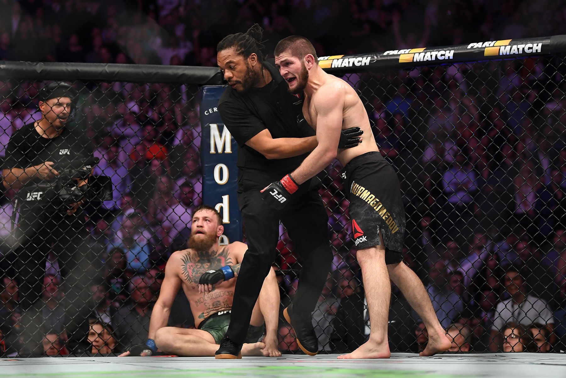 khabib nurmagomedov conor mcgregor UFC 229 brawl Main card brawl las vegas fight sports Ireland Irish Russian Dagestan HYPEBEAST 