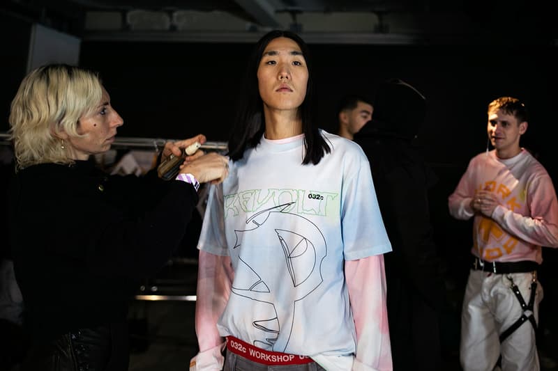 マリアコッホ　ヨルグコッホ　レイブファッション　032c Cosmic Workshop Second Menswear Collection Backstage First Closer Look London Joerg Maria Koch First Womenswear Backstage