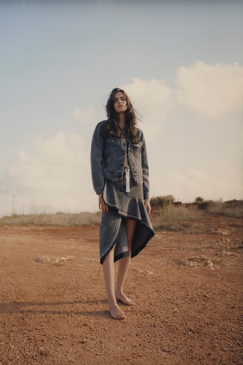 オフホワイト ヴァージルアブロー　リゾートコレクション デニム　キャンペーン　ルックブック off white denim resort spring summer 2019 collection lookbook editorial campaign imagery photograph jeans jacket pants anorak parka　