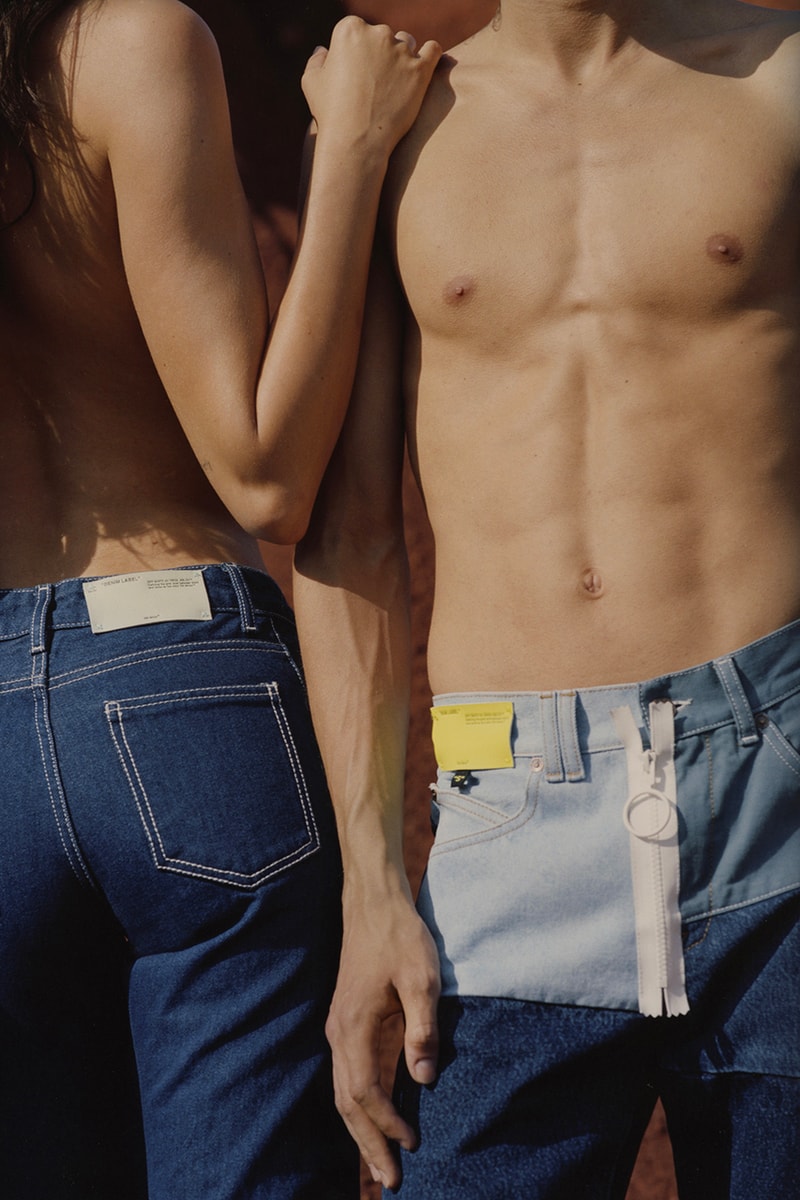オフホワイト ヴァージルアブロー　リゾートコレクション デニム　キャンペーン　ルックブック off white denim resort spring summer 2019 collection lookbook editorial campaign imagery photograph jeans jacket pants anorak parka　