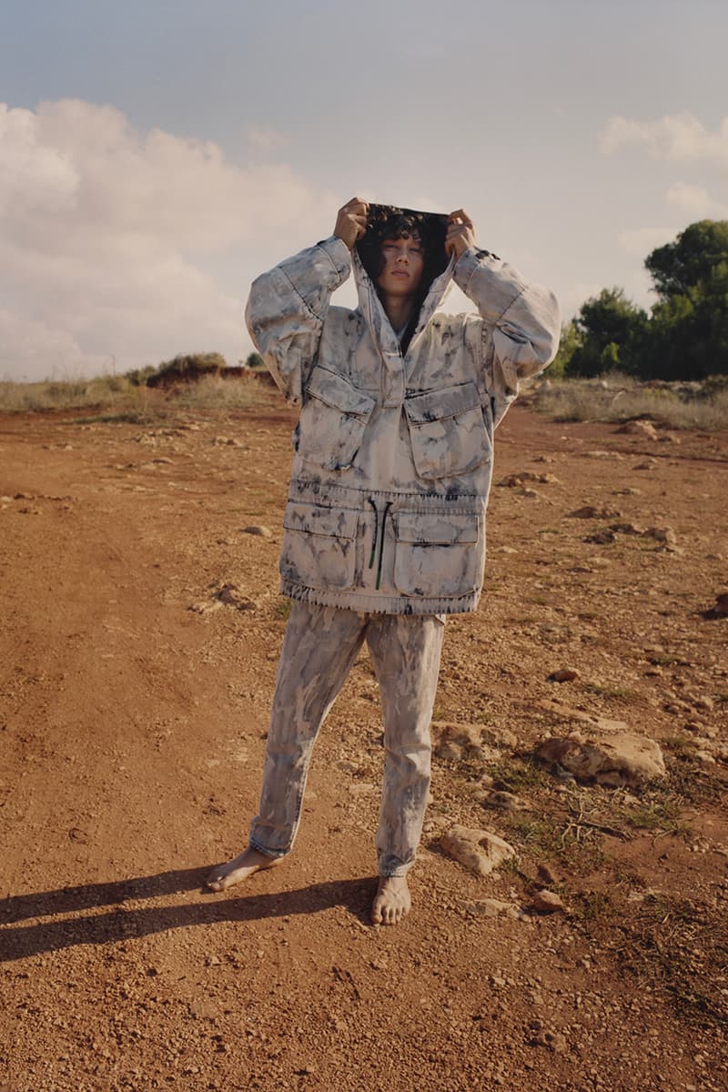 オフホワイト ヴァージルアブロー リゾートコレクション デニム キャンペーン ルックブック off white denim resort spring summer 2019 collection lookbook editorial campaign imagery photograph jeans jacket pants anorak parka