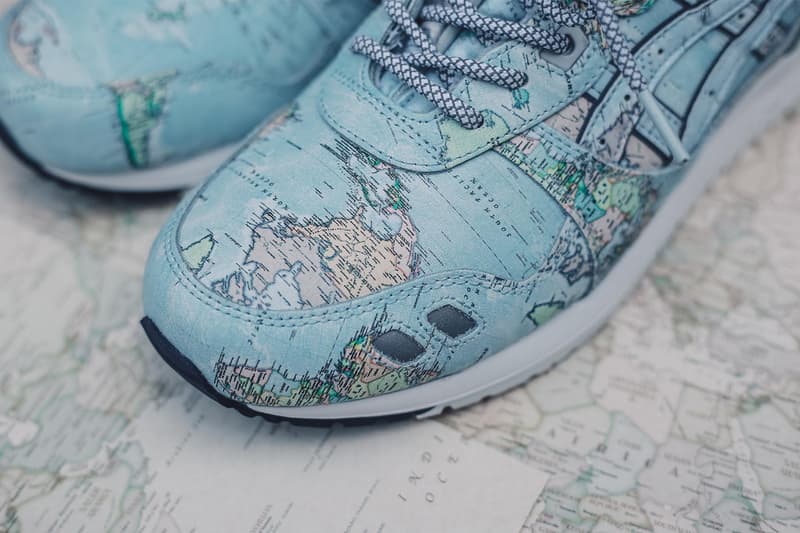 ASICSTIGER atmos アシックスタイガー アトモス  世界地図  GEL-LYTE III 