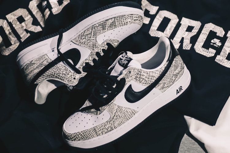 UPDATE:atmos が2001年オリジナル発売の名作 Nike Air Force 1 “Cocoa Snake” の復刻を発表