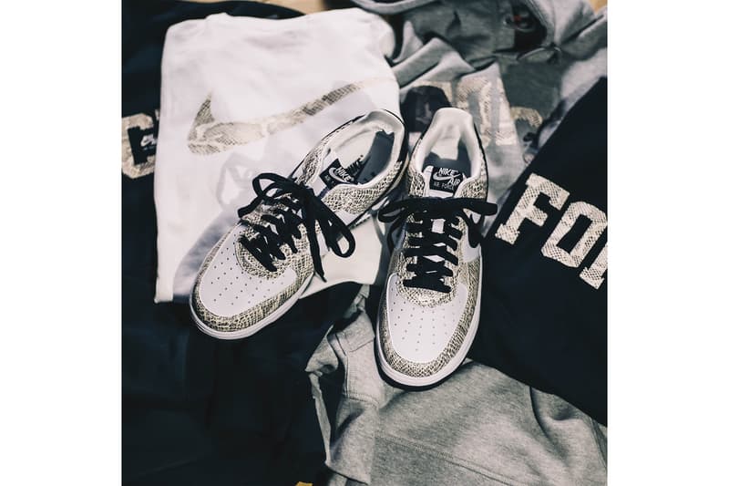 atmos アトモス Nike ナイキ エアフォース Air Force 1 Cocoa Snake ホワイトスネーク 白蛇