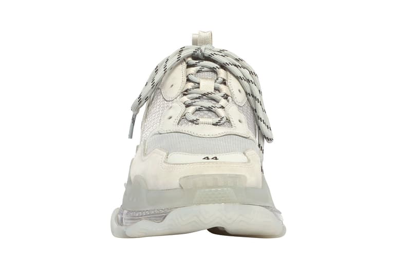 バレンシアガ トリプルエス Balenciaga Triple S スニーカー 黒 白 ブラック ホワイト クリア チャンキースニーカー ダッドシューズ Balenciaga Triple S Clear Sole Sneakers
