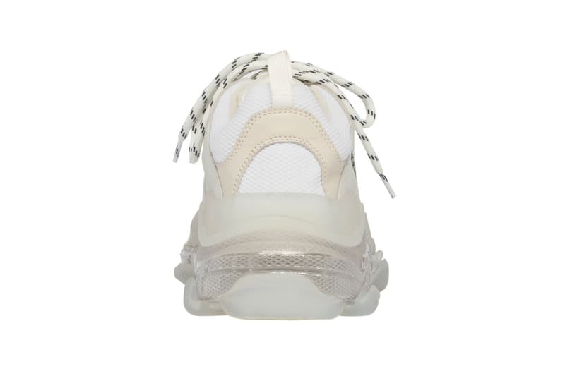 バレンシアガ トリプルエス Balenciaga Triple S スニーカー 黒 白 ブラック ホワイト クリア チャンキースニーカー ダッドシューズ Balenciaga Triple S Clear Sole Sneakers