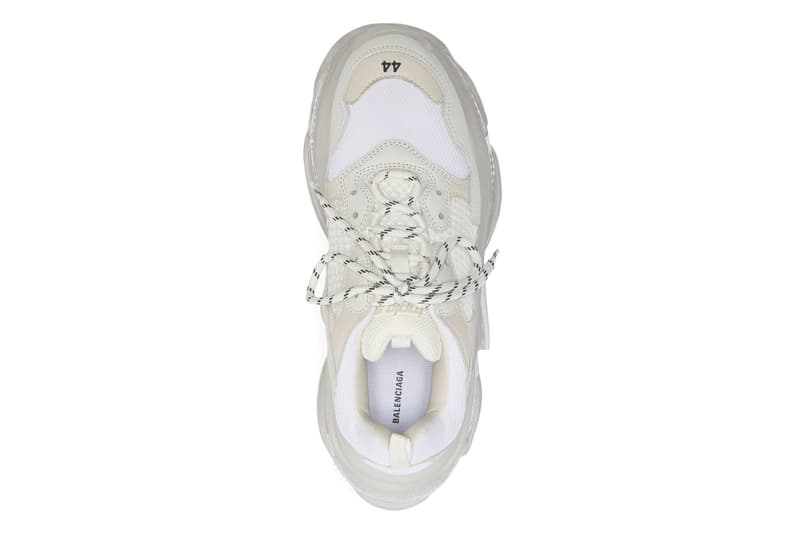 バレンシアガ トリプルエス Balenciaga Triple S スニーカー 黒 白 ブラック ホワイト クリア チャンキースニーカー ダッドシューズ Balenciaga Triple S Clear Sole Sneakers