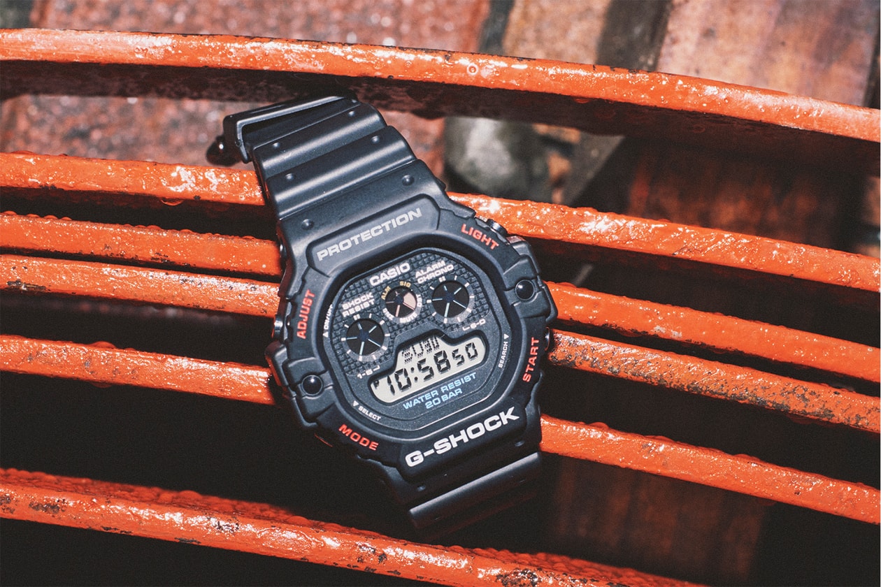 90年代の東京で一世風靡した G-SHOCK の名機 “3つ目モデル” が初の復刻リリース ブランド生誕35周年の節目に原点回帰し、伝説の３つ目モデルが東京の街に蘇る HYPEBEAST ハイプビースト DW-5900-1JF