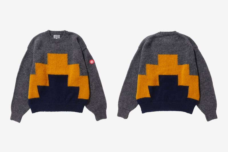 Cav Empt C.E シーイー スケシン 2018年秋冬 最新 デリバリーアイテム Cav Empt November Fall Winter 2018 Drop C.R LEATHER JACKET DESIGN WORLD CREW NECK ZIGGURAT KNIT TRAINING TRACK BOTTOMS ZIP JACKET CARD 19/2 CREW NECK CHARGE KNIT CAP