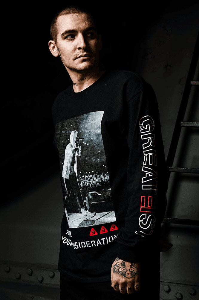 エミネム　カミカゼ　カプセルコレクション　ブラックフライデー　Eminem Black Friday Kamikaze Merch Capsule drop release date info vinyl record cassette hoodie tee shirt sweater print november 22 2018 buy glow dark