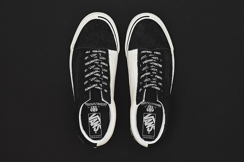 フットパトロール ヴァンズ ボルト vans ブラック　スニーカー　ストリート　イギリス　ロンドン　 Footpatrol x Vans Vault Collection Release Date Classic Slip-On LX, Sk8-Hi  Old Skool LX price info collaboration sneaker colorway black 