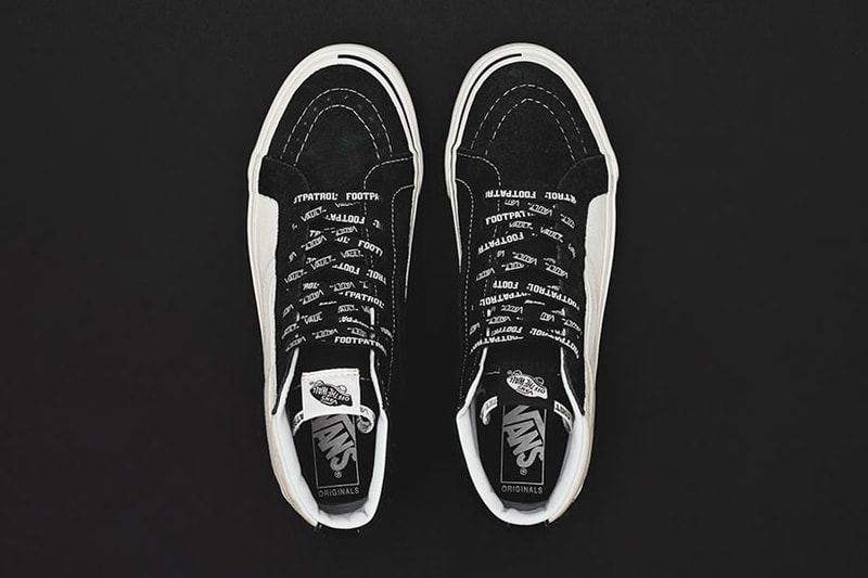 フットパトロール ヴァンズ ボルト vans ブラック　スニーカー　ストリート　イギリス　ロンドン　 Footpatrol x Vans Vault Collection Release Date Classic Slip-On LX, Sk8-Hi  Old Skool LX price info collaboration sneaker colorway black 
