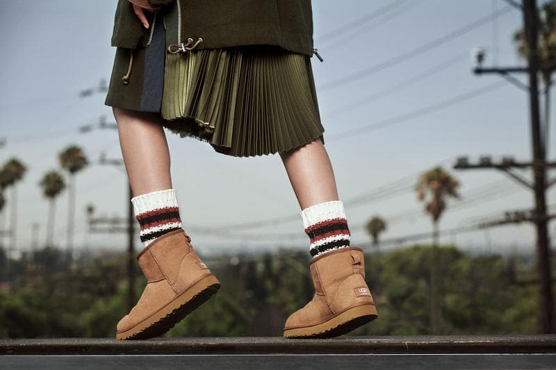 UGG® x sacai コラボ クラシックモデル ニットソックス LOOK HYPEBEAST