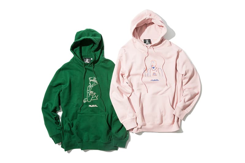 フィラ ビームス レ サンク レトル LES CINQ LETTRES FILA BEAMS T コラボ セットアップ ラガーシャツ パーカ Tシャツ