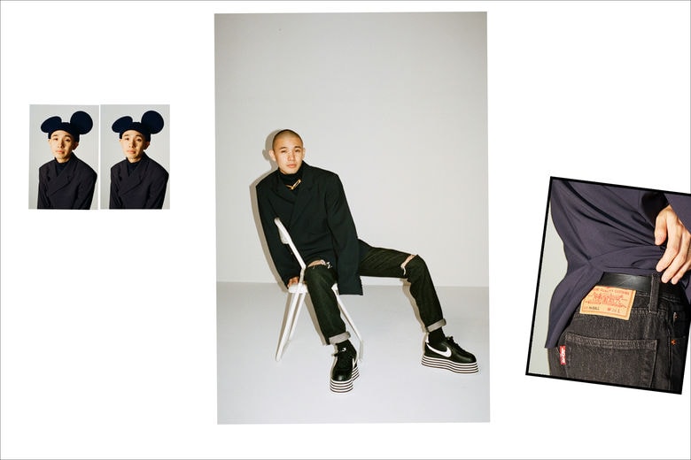 KID FRESINO が着る80年代フレーバー漂う Levi’s® の最新ジーンズ 〈Levi’s®〉の最新スニーカージーンズ“Hi-Ball＆Lo-Ball”を『HYPEBEAST』流の最旬スタイルで表現 HYPEBEAST ハイプビースト キッド フレシノ 