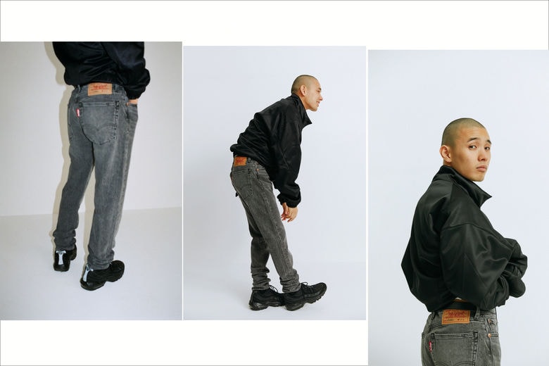 KID FRESINO が着る80年代フレーバー漂う Levi’s® の最新ジーンズ 〈Levi’s®〉の最新スニーカージーンズ“Hi-Ball&Lo-Ball”を『HYPEBEAST』流の最旬スタイルで表現 HYPEBEAST ハイプビースト キッド フレシノ