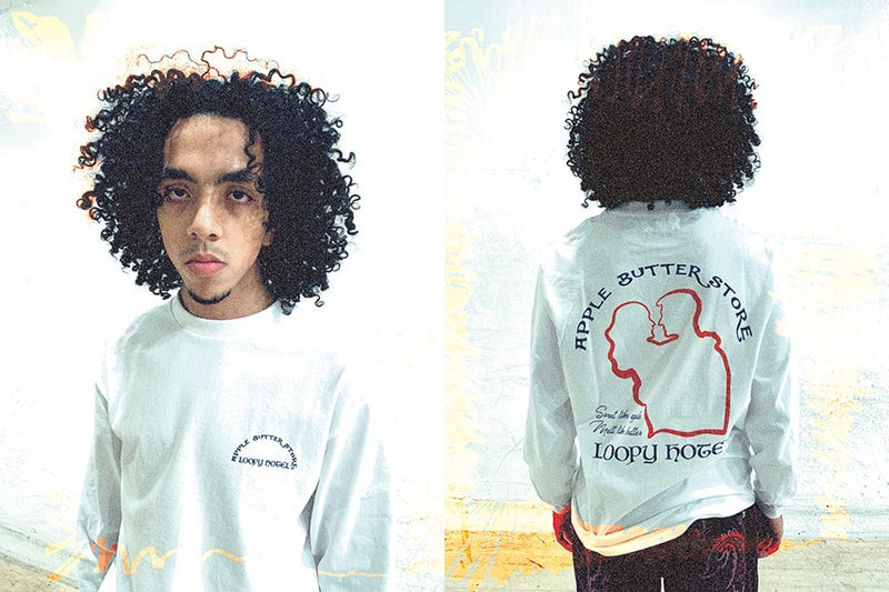 ルーピーホテル アップルバターストア 限定 コラボ LOOPY HOTEL APPLE BUTTER STORE 福岡 今泉 セレクトショップ Tシャツ パーカー