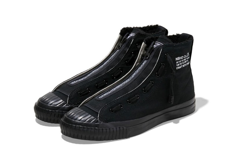 ネイバーフッド スニーカー G . R-HI / C-SNEAKER ブラック ベージュ シューズ NEIGHBORHOOD G . R-HI / C-SNEAKER for FW18 fall winter 2018 military colored sneakers black natural brown beige 
