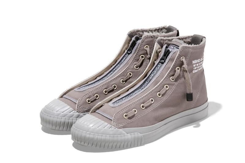 ネイバーフッド スニーカー G . R-HI / C-SNEAKER ブラック ベージュ シューズ NEIGHBORHOOD G . R-HI / C-SNEAKER for FW18 fall winter 2018 military colored sneakers black natural brown beige