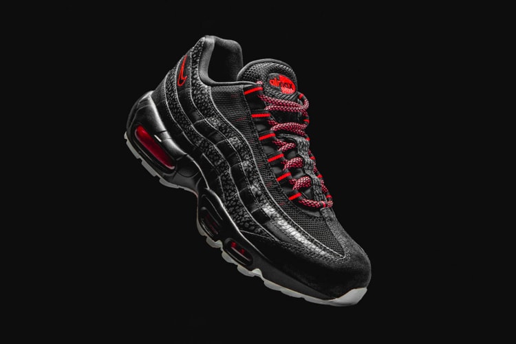 Nike がサファリパターンを埋め込んだ Air Max 95 “Infrared/Black” をリリース