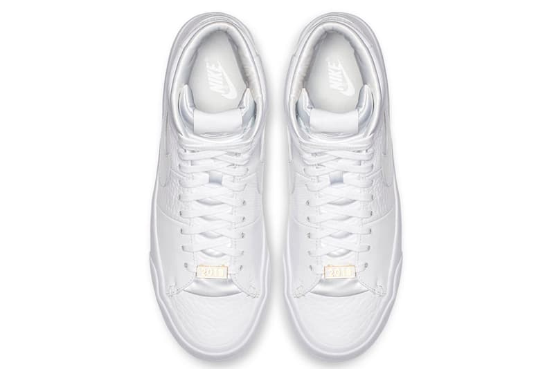 ナイキ ブレザー オールホワイト レザー Nike Blazer Royal "Triple White" Release Date price november 2018