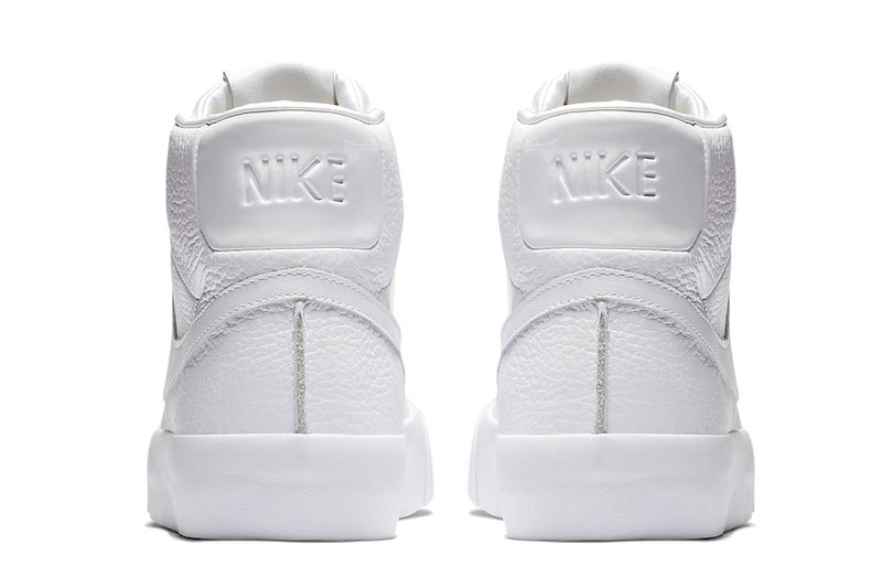 ナイキ　ブレザー　オールホワイト　レザー Nike Blazer Royal "Triple White" Release Date price november 2018 