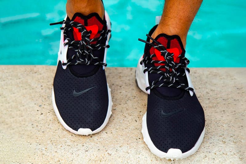 nike air presto react on foot