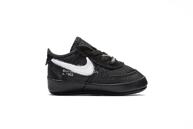 オフホワイト x ナイキ　Off-White™️ x Nike ヴァージル virgil air force 1 エアフォース1 のコラボシリーズに遂にベビーシューズが誕生 