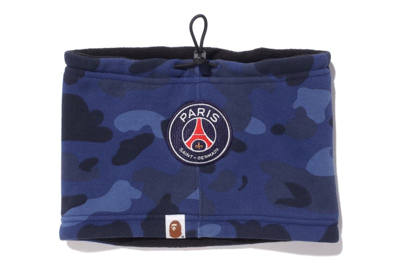 ベイプ パリ・サンジェルマン BAPE PSG オンライン 発売日 フーディ Tシャツ ネックウォーマー ダウン A BATHING APE
