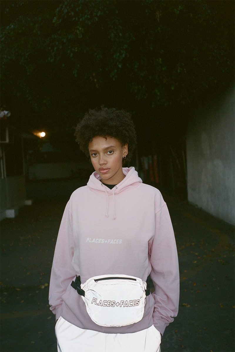 プレイシズプラスフェイシズ P+F Places+Faces オンライン ストリート ストリートウェア　 Places+Faces Fall Winter 2018 Release Lookbook collection drop info november 30 2018 buy waist shoulder bag logo