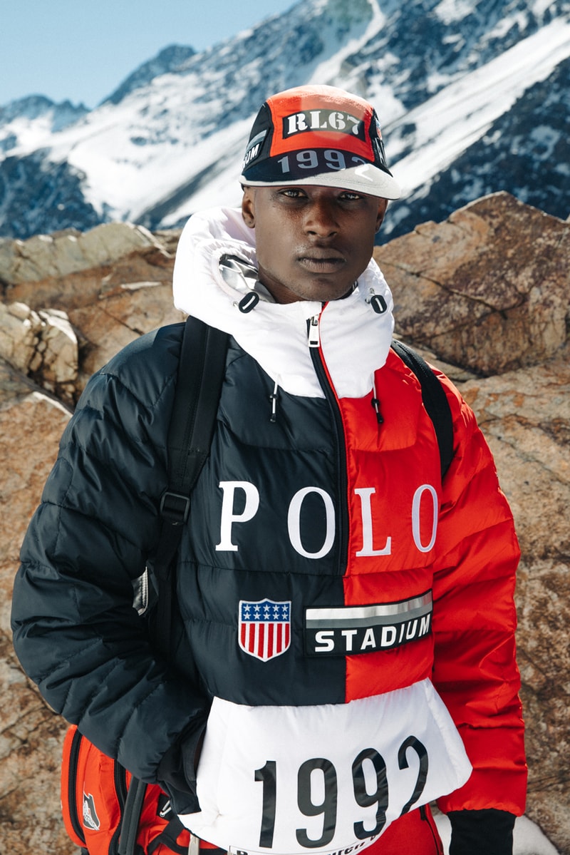 ポロ ラルフローレン ウィンタースタジアム コレクション Polo Ralph Lauren Winter Stadium ジャケット アウター 秋冬 キャップ レッド 赤 ブラック 黒