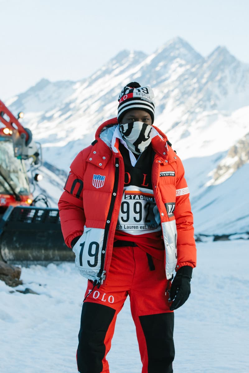 ポロ ラルフローレン ウィンタースタジアム コレクション Polo Ralph Lauren Winter Stadium ジャケット アウター 秋冬 キャップ レッド 赤 ブラック 黒