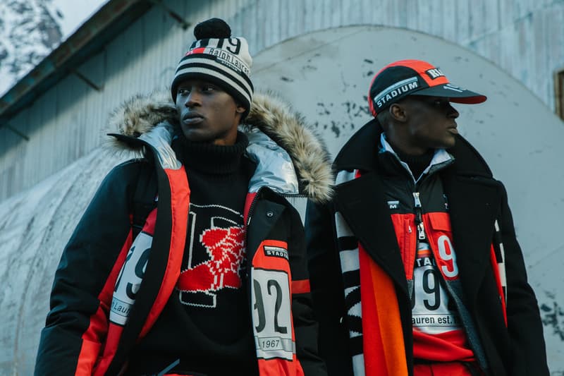 ポロ ラルフローレン ウィンタースタジアム コレクション Polo Ralph Lauren Winter Stadium ジャケット アウター 秋冬 キャップ レッド 赤 ブラック 黒