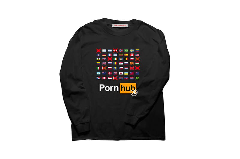 Pornhub ポーンハブ リチャードソン Richardson コラボ アパレル Tシャツ フーディー
