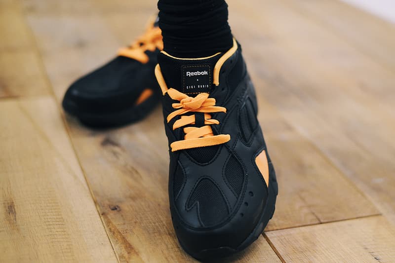 ジジ・ハディッド gigi hadid reebok リーボック クラシック classic コラボ シューズ スニーカー Tシャツ