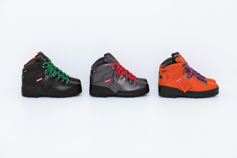 シュプリーム x ティンバーランド Supreme x Timberland より最新コラボフットウェア World Hiker Front Country Boot が登場