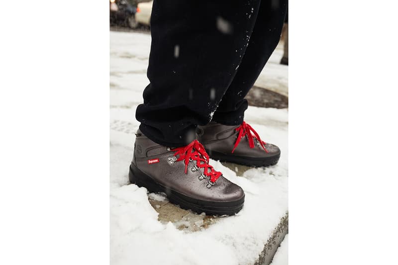 シュプリーム x ティンバーランド Supreme x Timberland より最新コラボフットウェア World Hiker Front Country Boot が登場