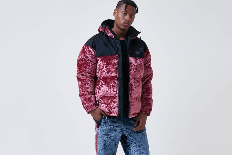 the north face black series urban velvet nuptse jacket