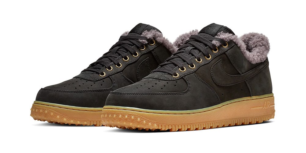 nike air force with fur