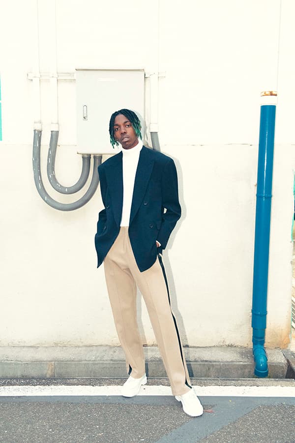 ユナイテッドアローズ アンド サンズ アディダス オンライン UNITED ARROWS & SONS コーディネート コート アウター スラックス ローファー シューズ