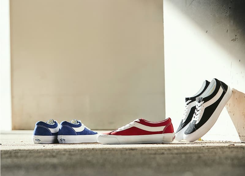 Bold Ni Vans ヴァンズ ボールド ニー ヴィンテージ オールドスクール オーセンティック エラ スニーカー ホワイト レッド ブルー 赤 白 青