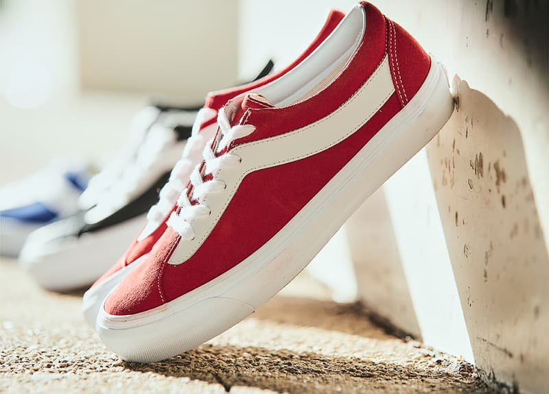 Bold Ni Vans ヴァンズ ボールド ニー ヴィンテージ オールドスクール オーセンティック エラ スニーカー ホワイト レッド ブルー 赤 白 青