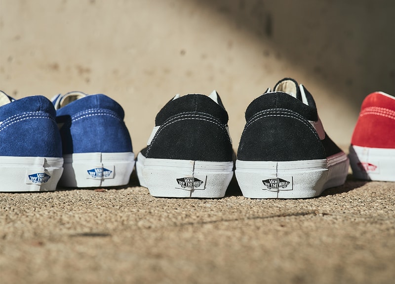 Bold Ni Vans ヴァンズ ボールド ニー ヴィンテージ オールドスクール オーセンティック エラ スニーカー ホワイト レッド ブルー 赤 白 青