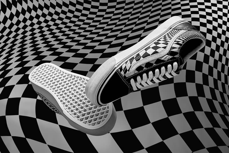 ヴァンズ Vans END. エンド Old Skool Slip-On チェッカーボード チェック ブラック ホワイト 白黒 スニーカー コラボ 